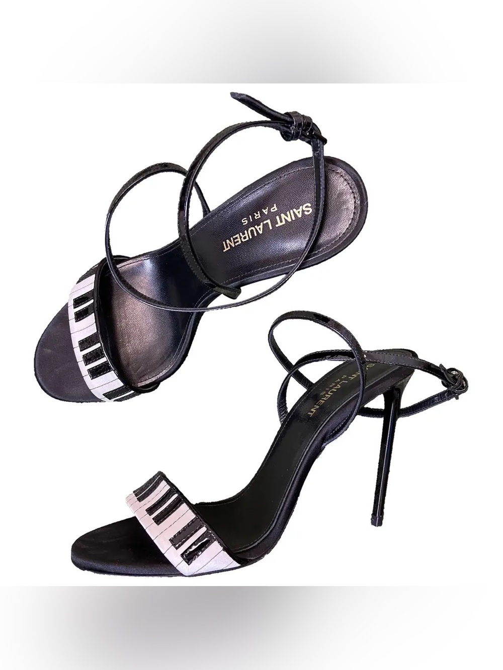 YSL Abbey Piano Sandals, size 38.5. Brand new in box! - Picture 4 of 5